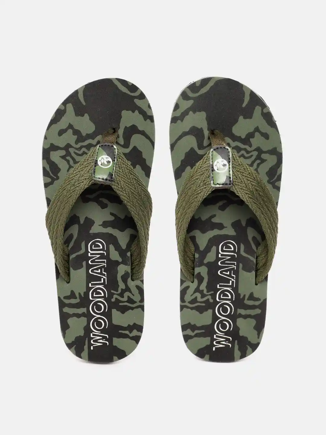 Buy Woodland Men Abstract Printed Thong Flip-Flops Flip Flops