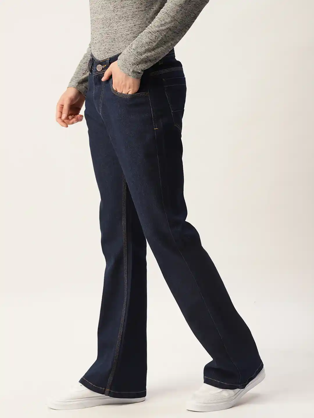 Boot Cut Bell Bottom Pants Mens Bootcut Jeans Men Bell Bottom