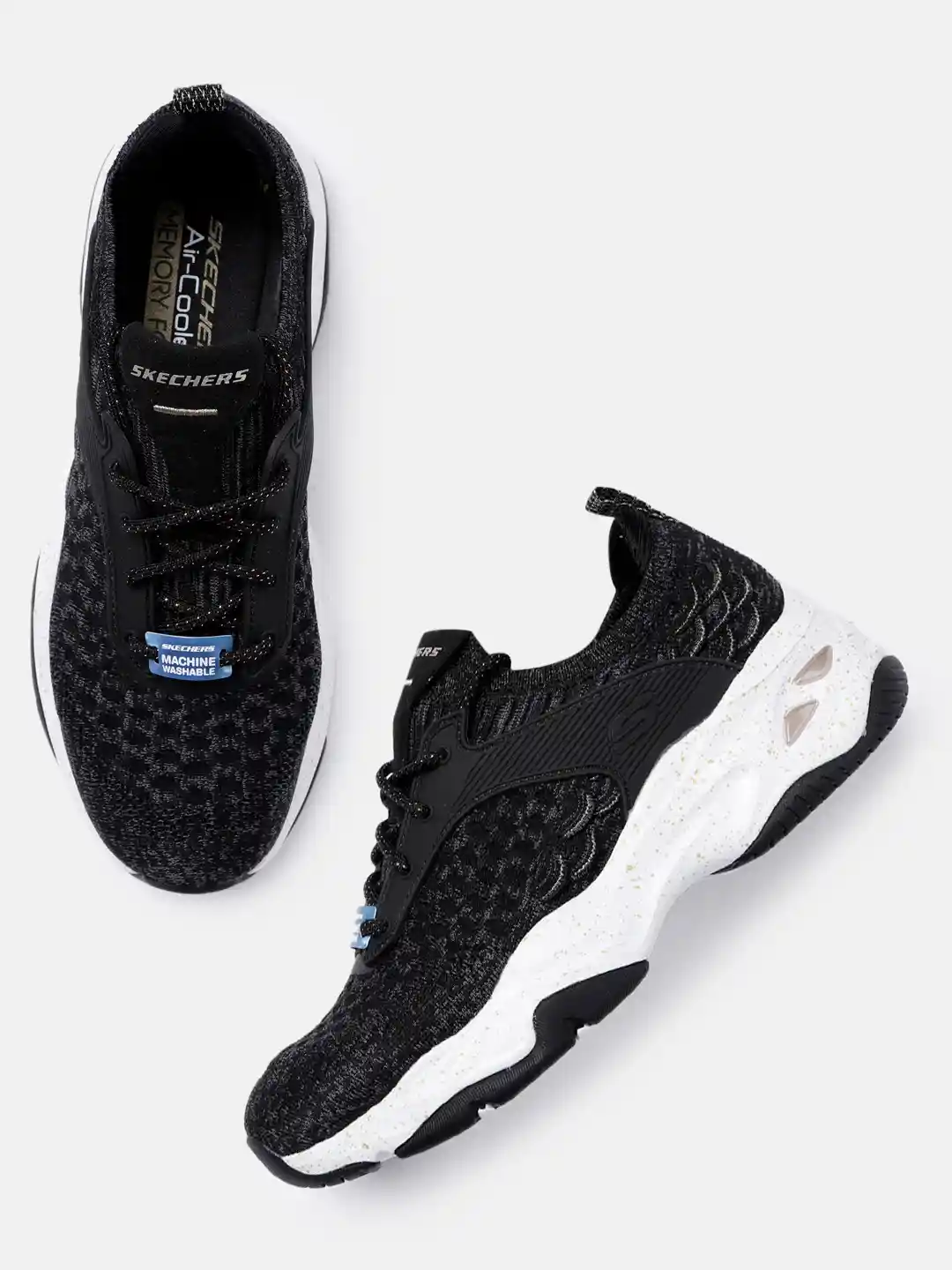 Buy Skechers Women D'LITES GLORY Textured Sneakers