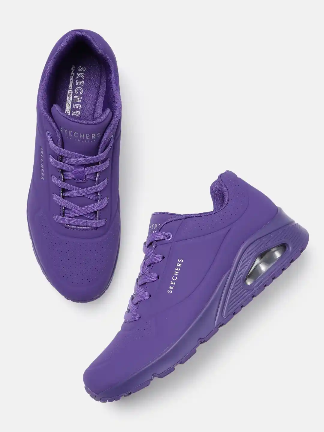 Buy Skechers Women UNO-NIGHT SHADES Perforated Sneakers Casual