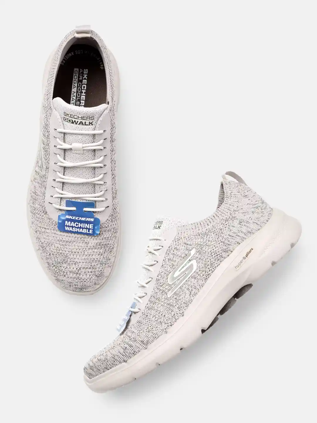 Hyper Pillars Skechers Go Run Silver Buy Skechers GO WALK FREE