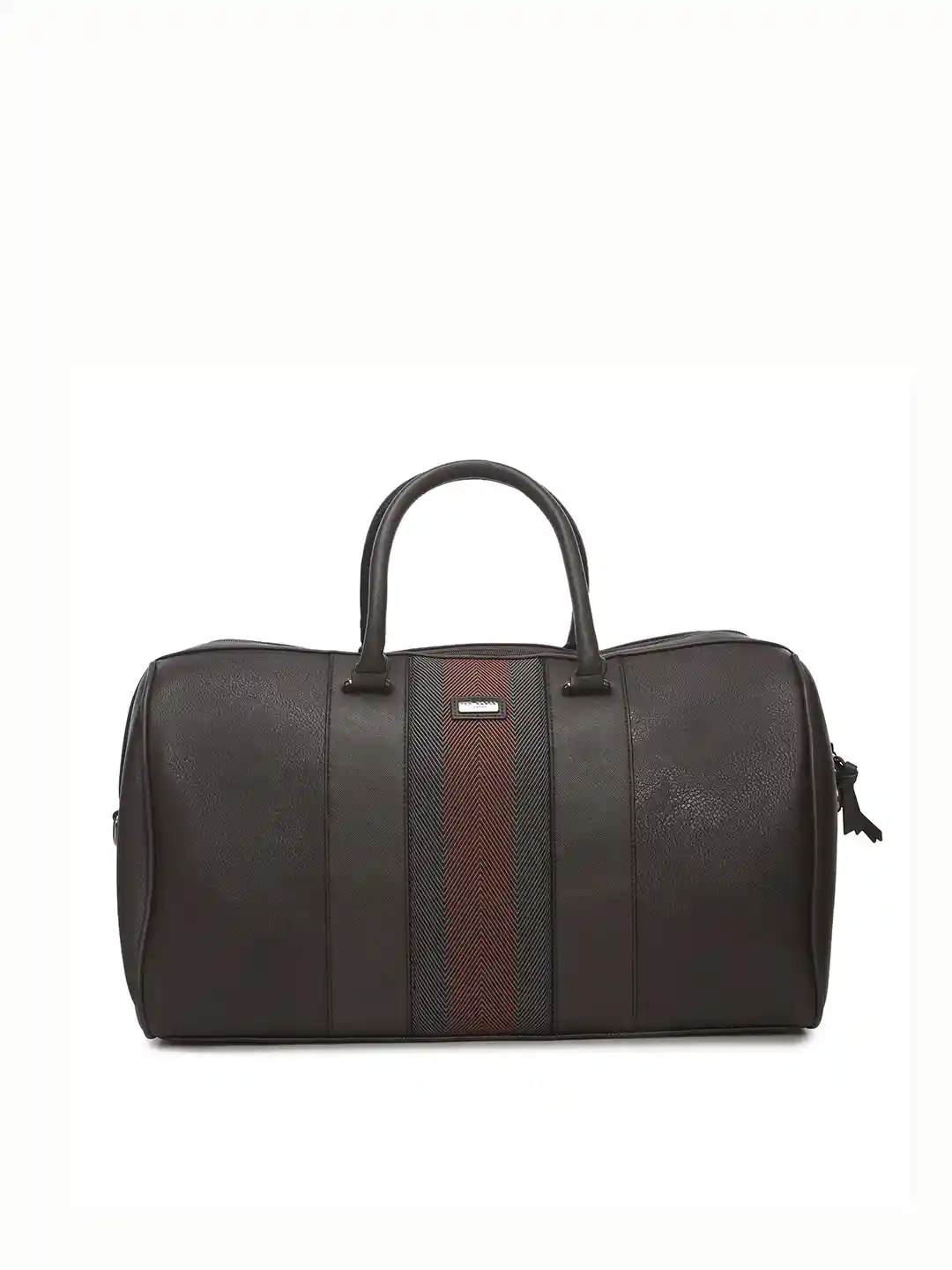 Buy Ted Baker Men Colourblocked Textured Leather Duffel Bag