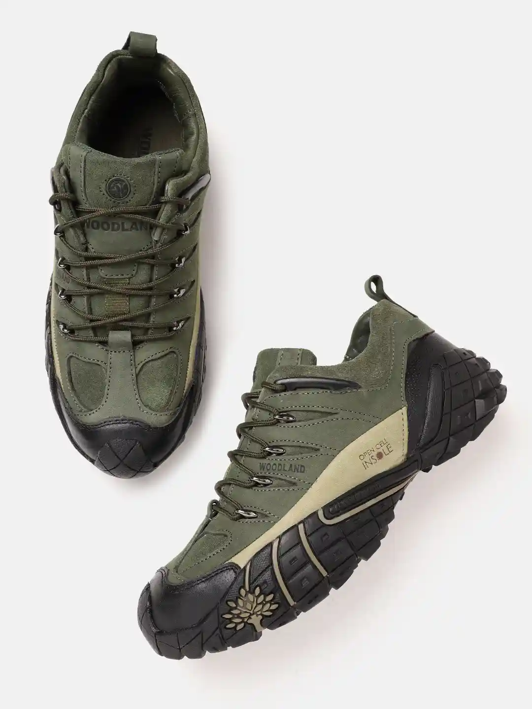 Buy Woodland Men Nubuck Leather Trekking Shoes Sports Shoes for