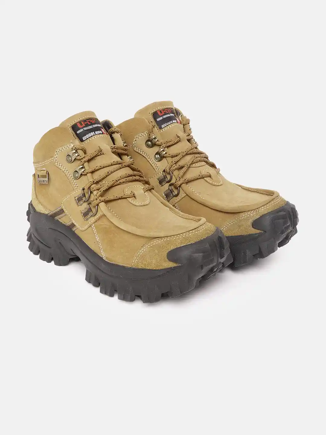 Buy Woodland Men Mid-Top Leather Sneakers Boots for Men 21295808