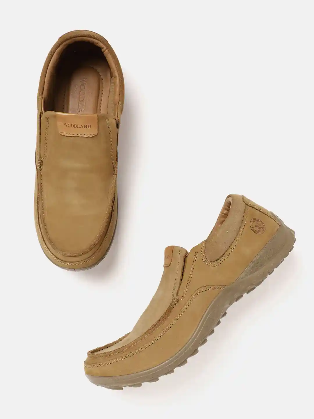 Buy Woodland Men Nubuck Leather Driving Shoes Casual Shoes for