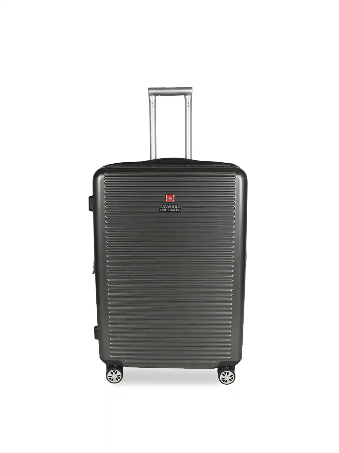 Buy SWISS MILITARY Unisex Grey Gravity Small Trolley Suitcase