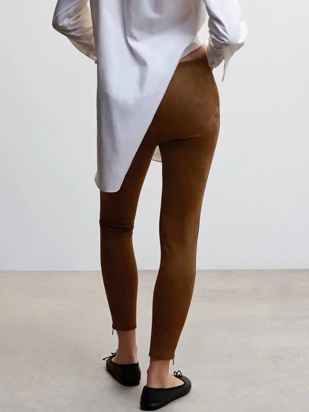 Buy MANGO Women Suede Leggings Leggings for Women 21322750 Myntra