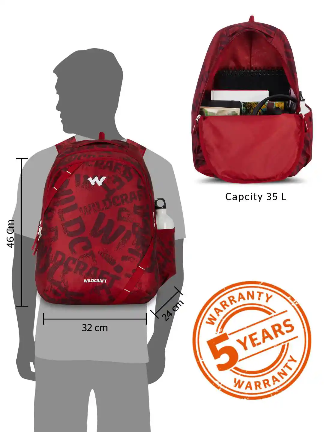 Wildcraft Bravo Backpack Wildcraft 35 Liters Backpack Buy