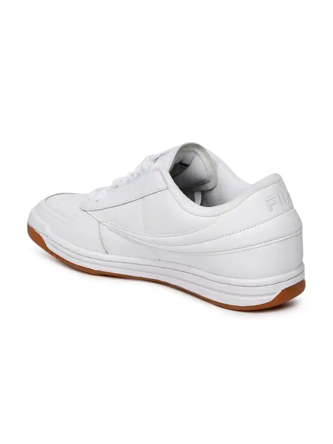 Buy FILA Men White Perforations ORIGINAL TENNIS LOGO Sneakers