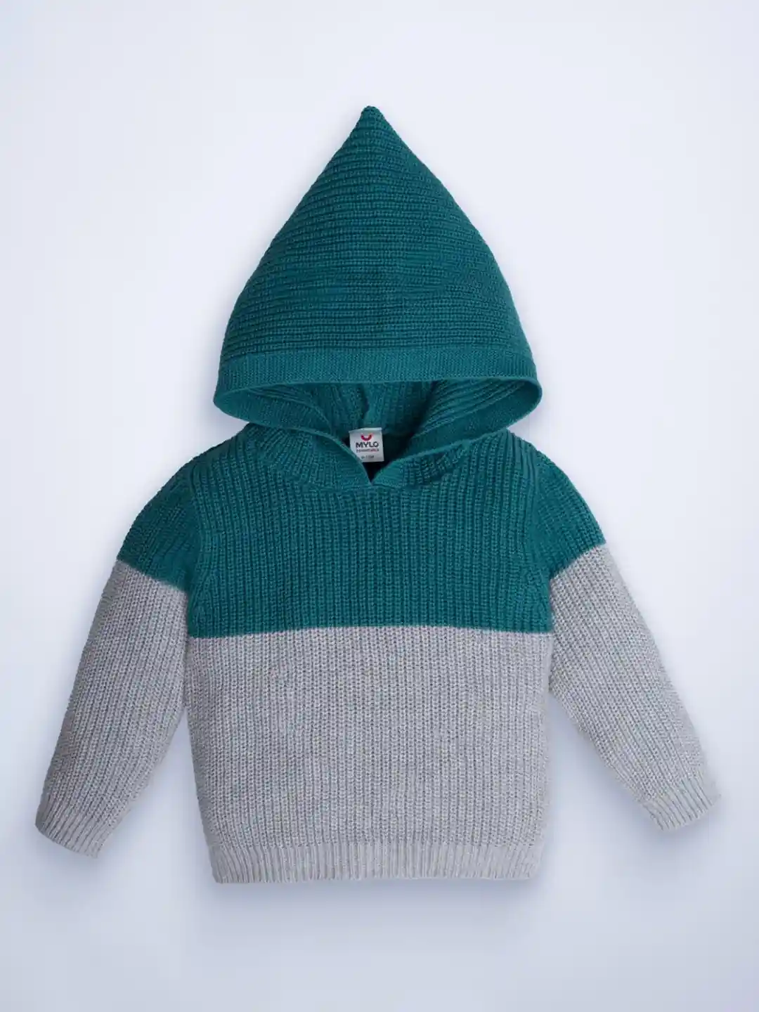 Buy Mylo Kids Baby Winter Wear Full Sleeves Colorblocked Sweater