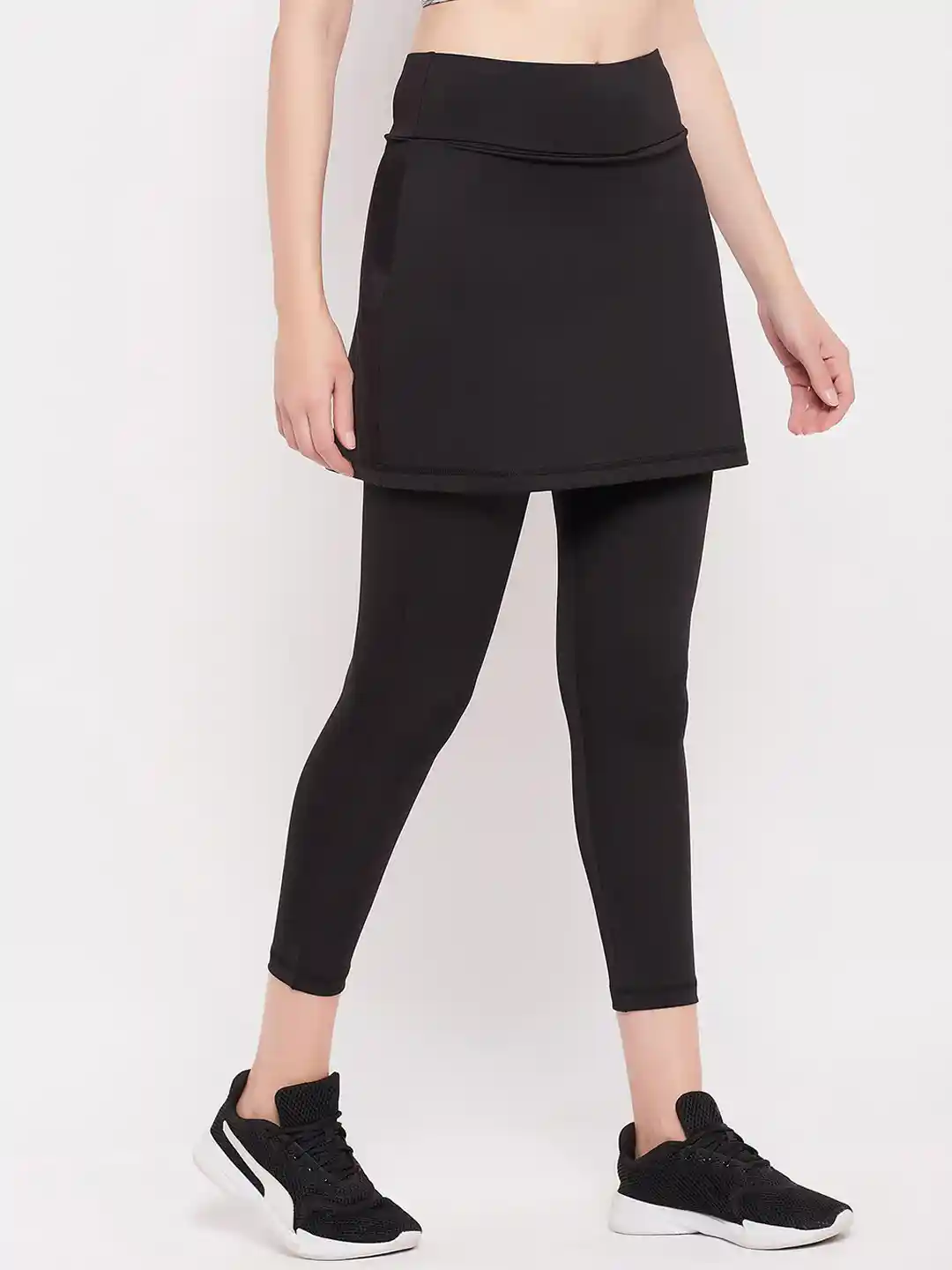 Womens Leggings Skirted Leggings Yoga JWZUY Yoga Skirted Leggings