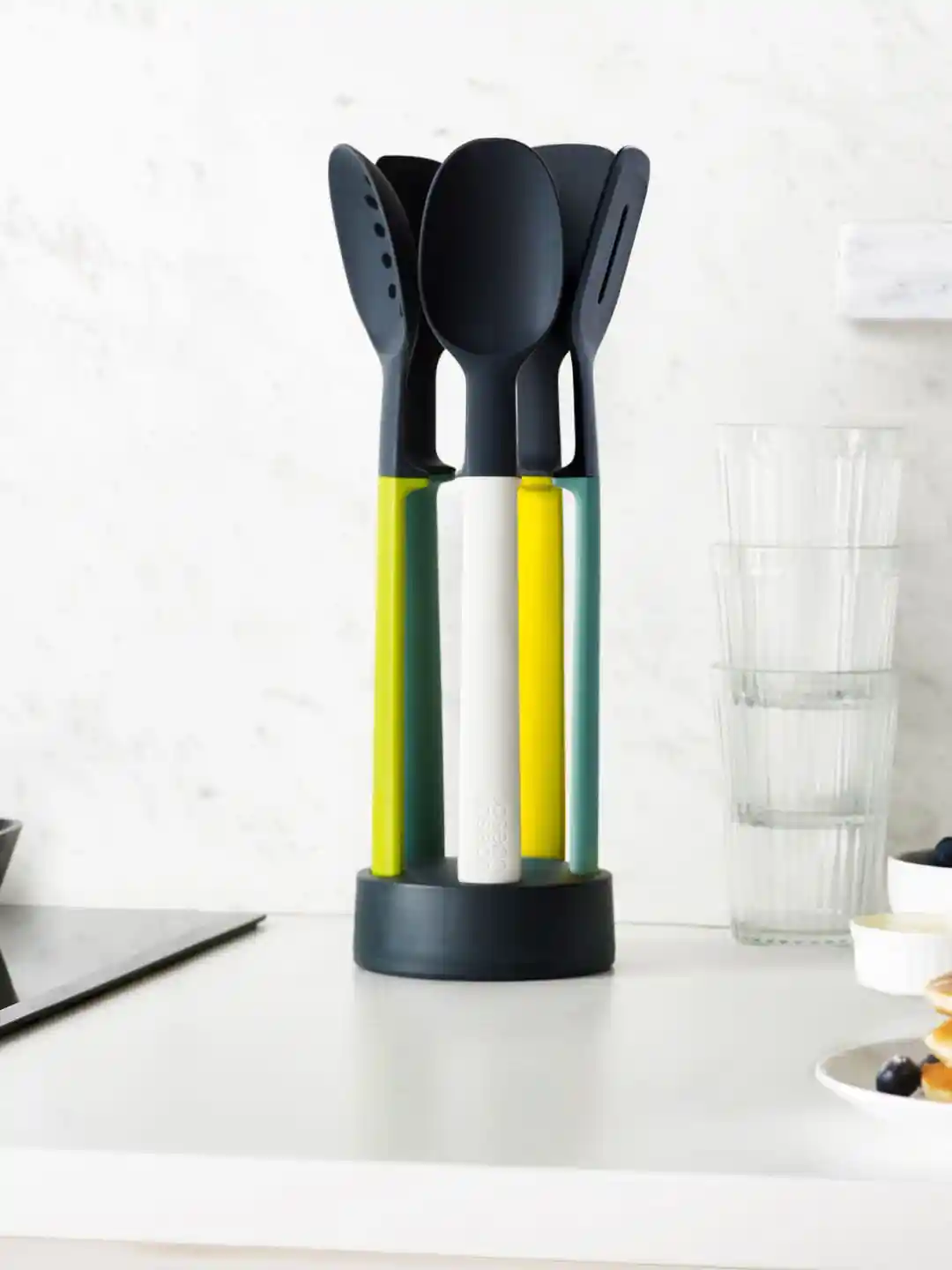 Buy Joseph Joseph Elevate Grey Melange Set Of Silicone Utensils