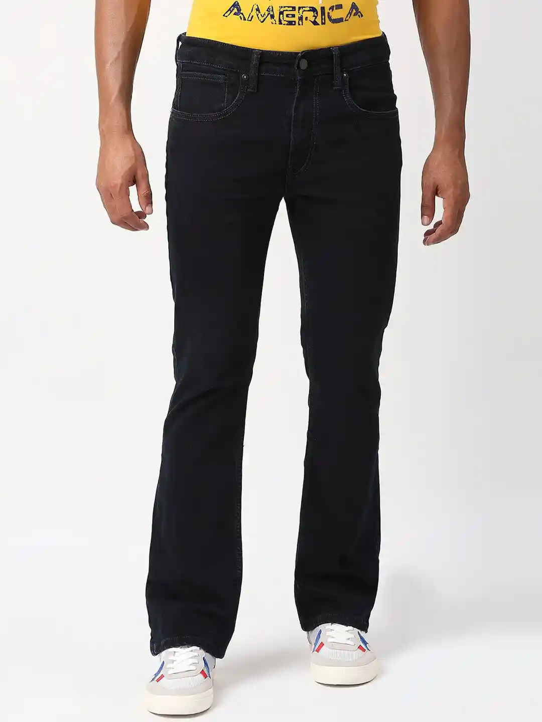 Buy Pepe Jeans Men Slim Fit Mid Waist Bootcut Jeans Jeans for