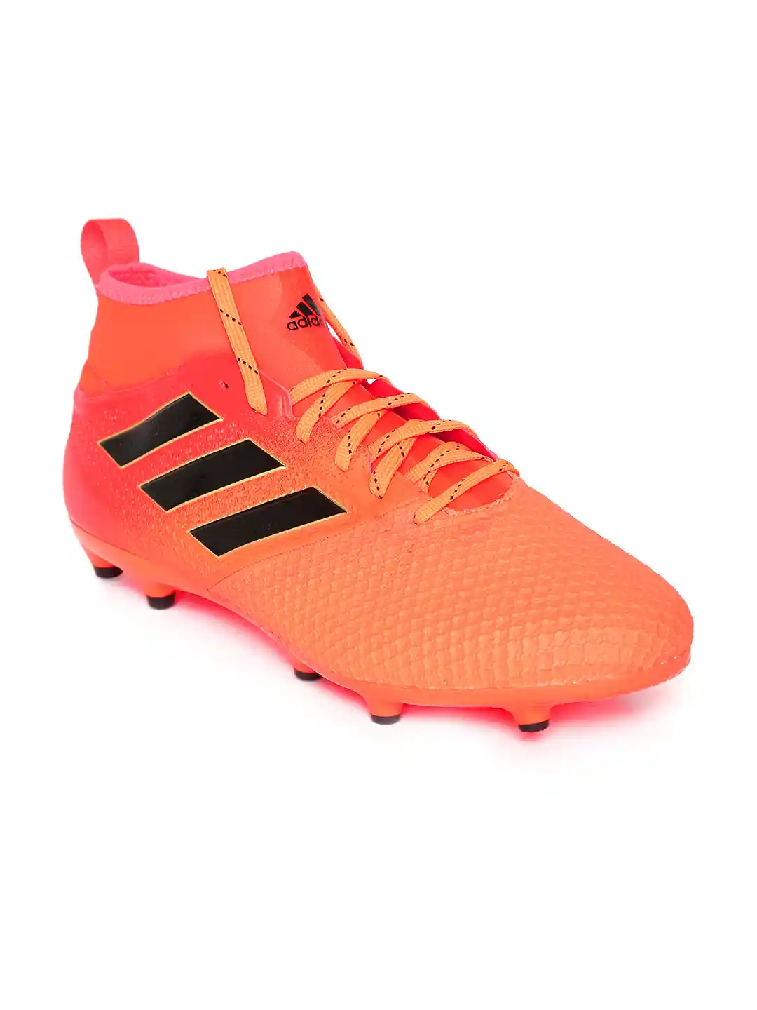 Buy ADIDAS Men Orange Ace FG Textured Mid-Top Football Shoes