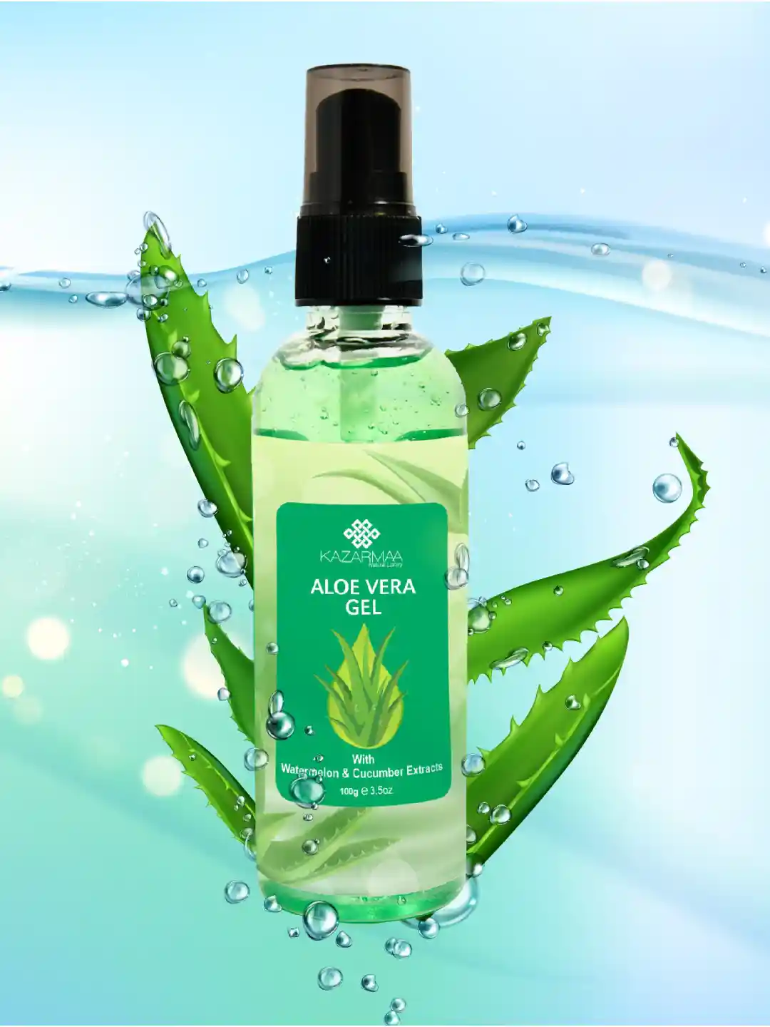 Buy KAZARMAA Set of Jade Roller Face Massager & Anti Aging Aloe