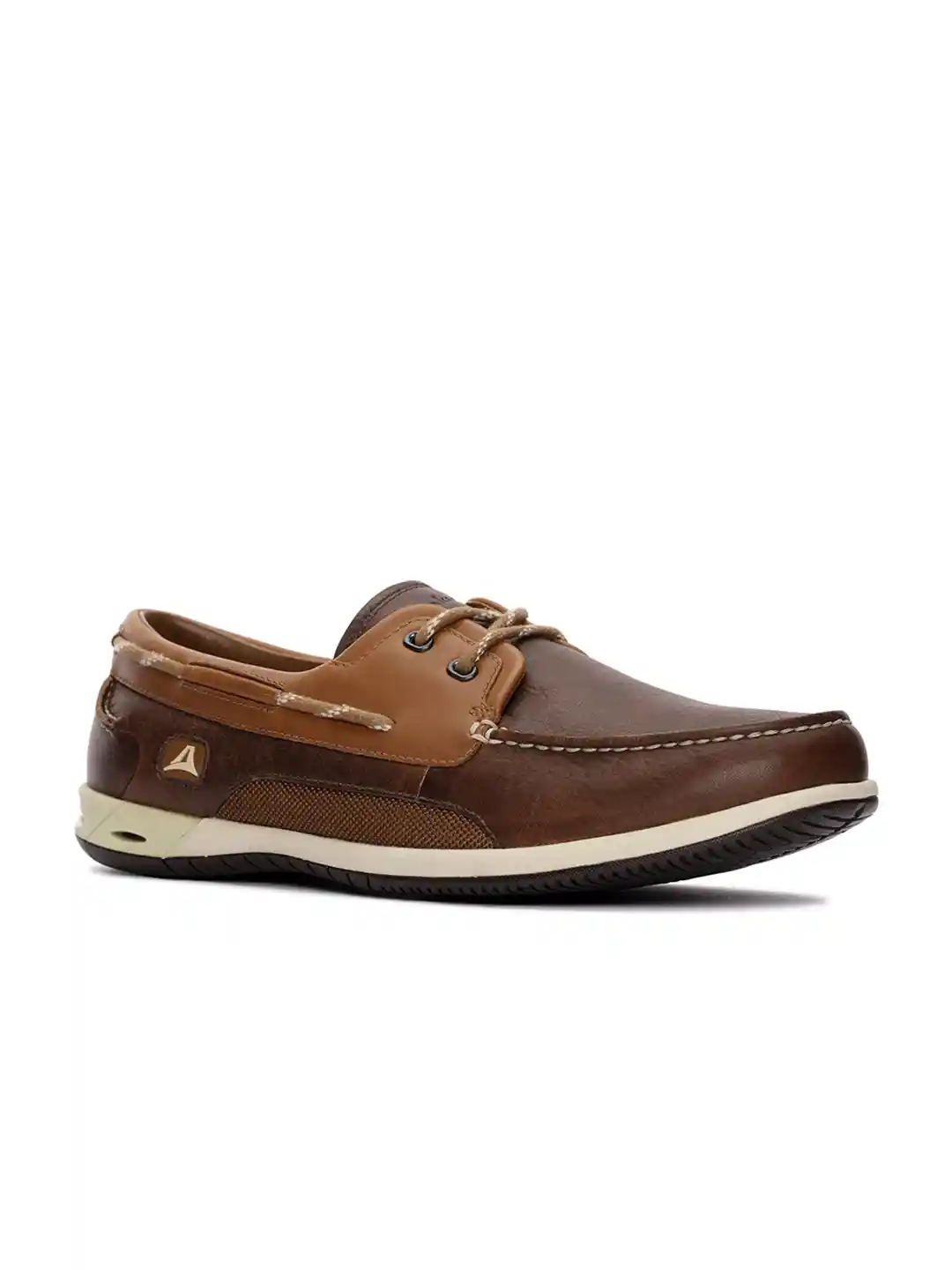Buy Clarks Men Colourblocked Lightweight Leather Boat Shoes