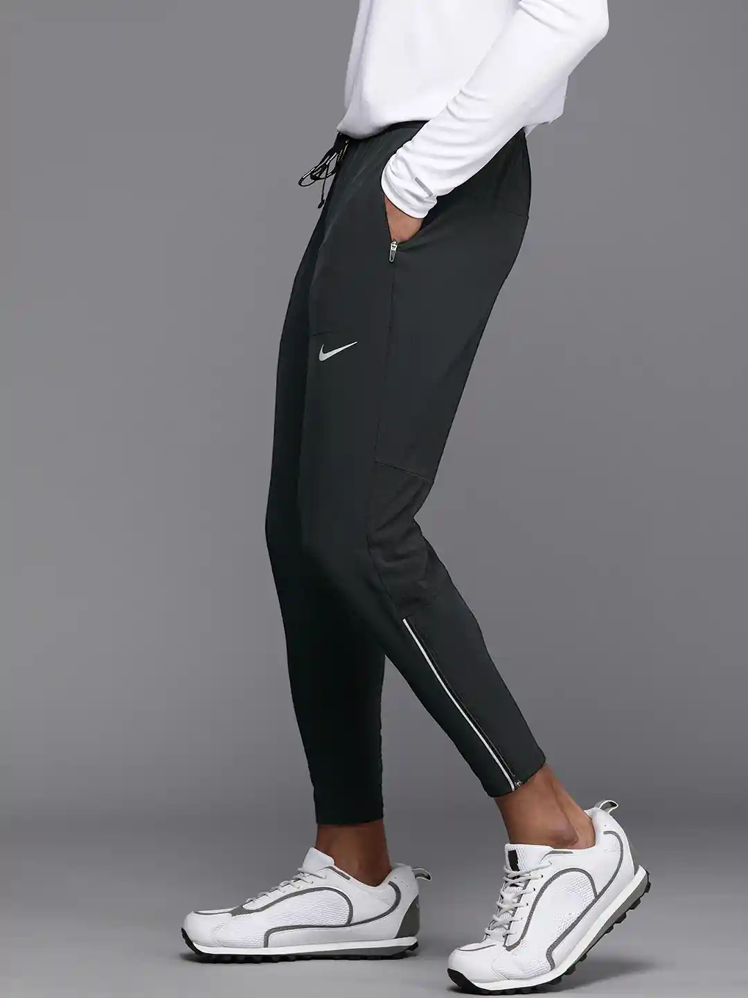 Woven Running Nike Black Dri-fit Track Pants Nike Challenger Men's