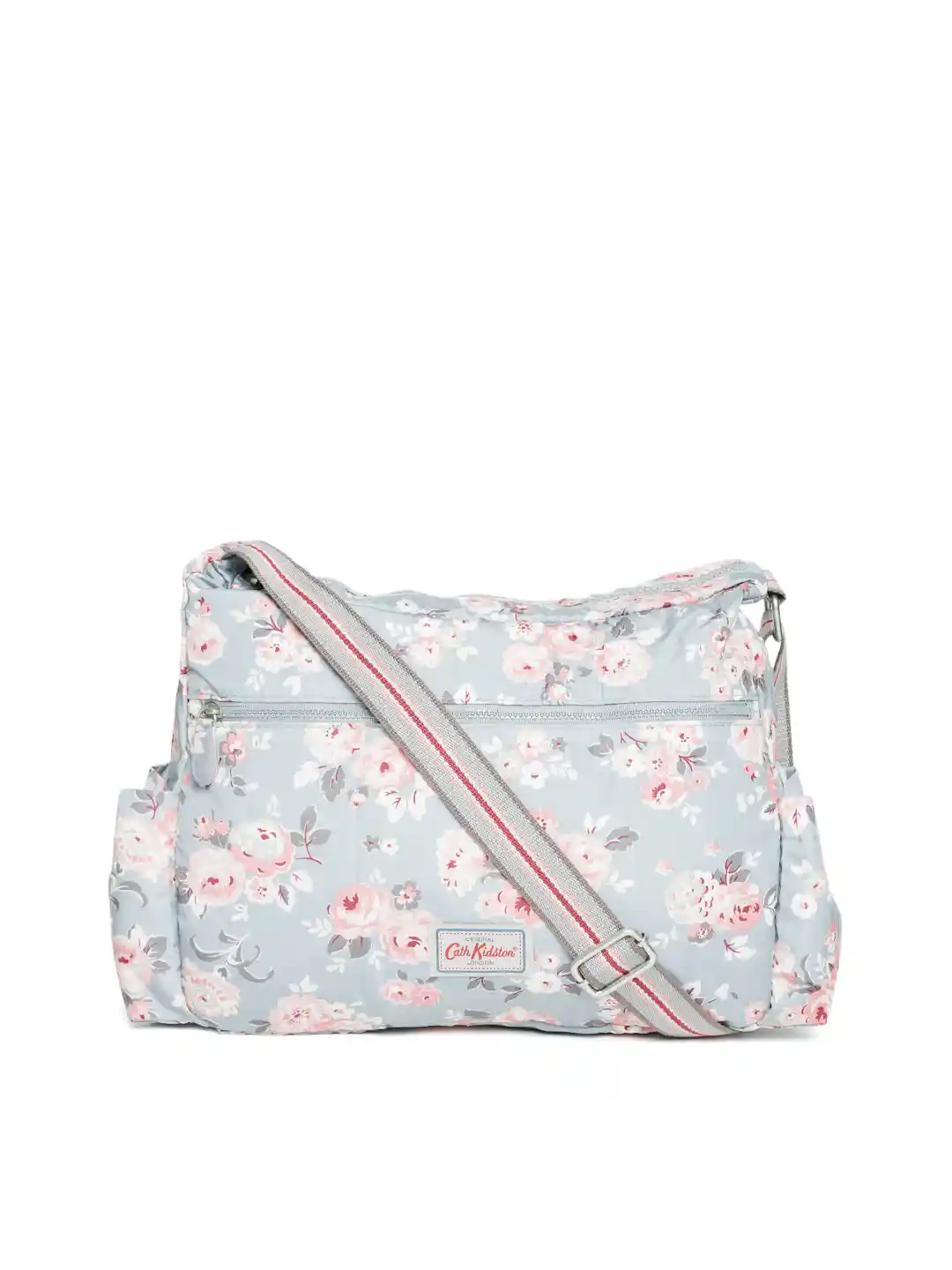 Buy Cath Kidston Grey Pink Printed Sling Bag Handbags for