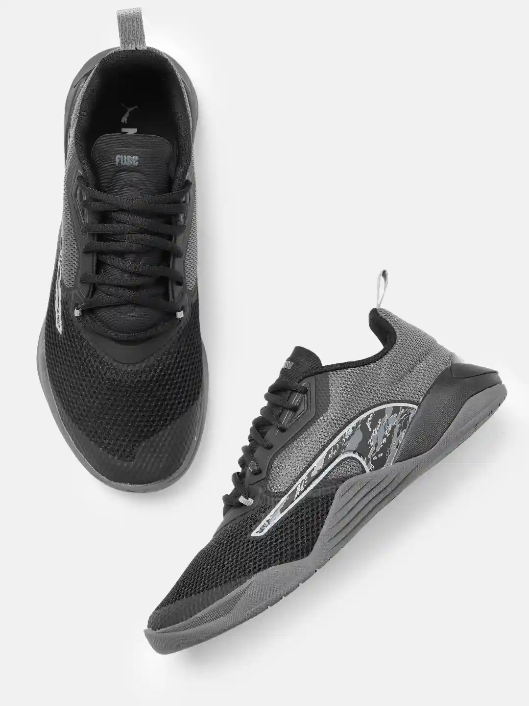 Camo Gum Sole Puma Suede Black Camo SOFTRIDE Enzo Evo Camo Running Shoes