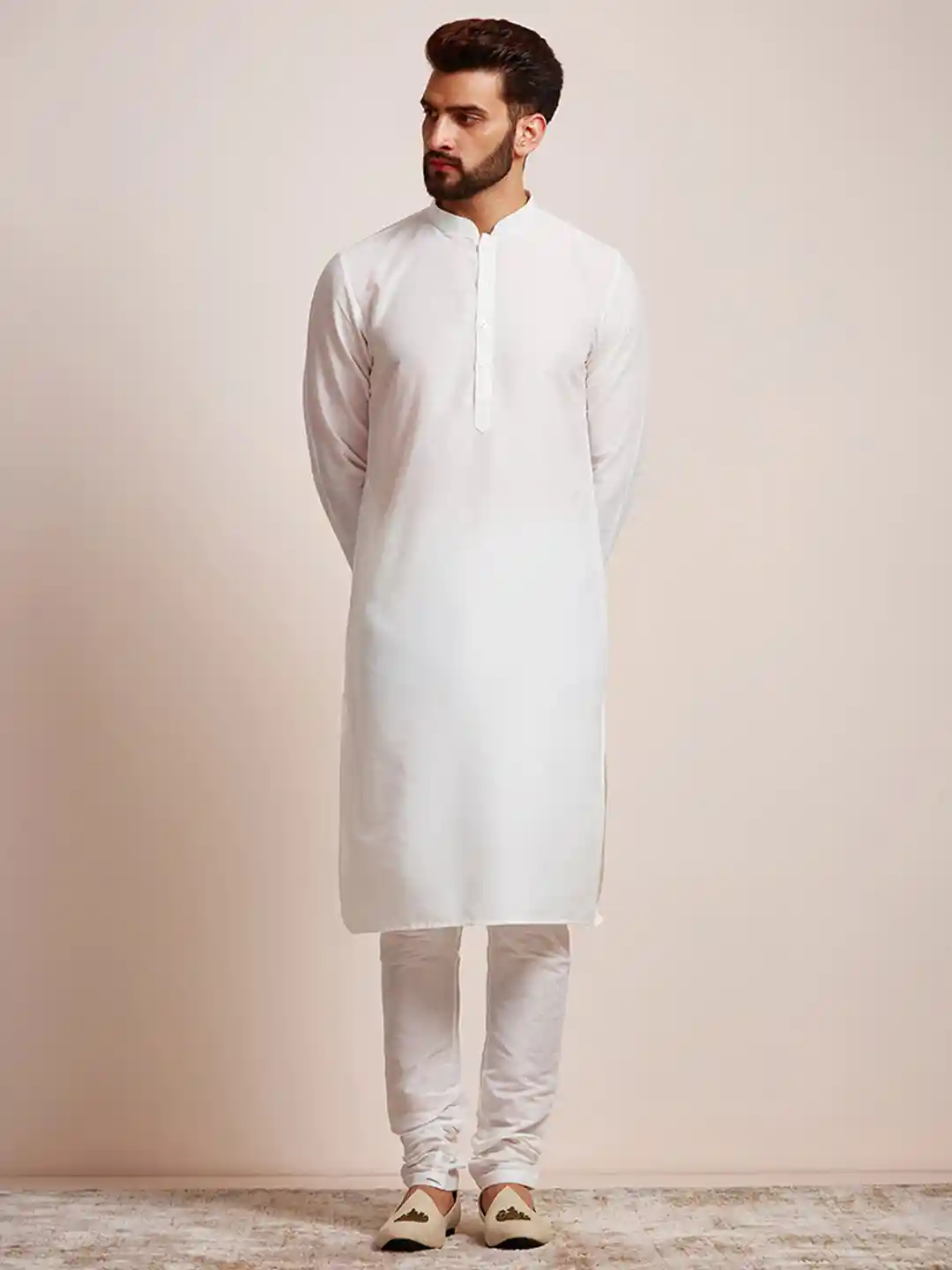 Buy Manyavar Men Piece Brocade Full Sleeve Sherwani Set