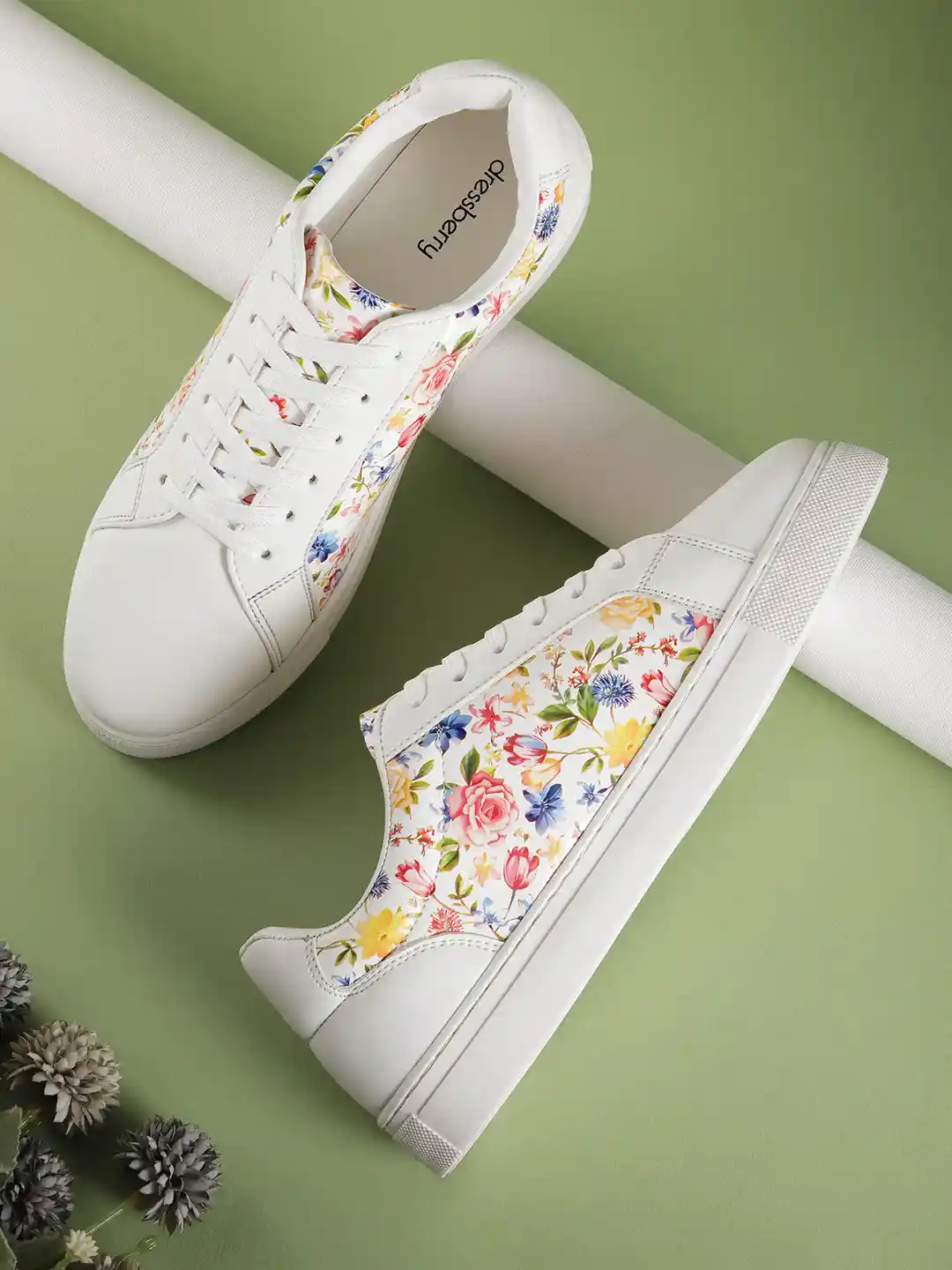 DressBerry Women Floral Printed Sneakers