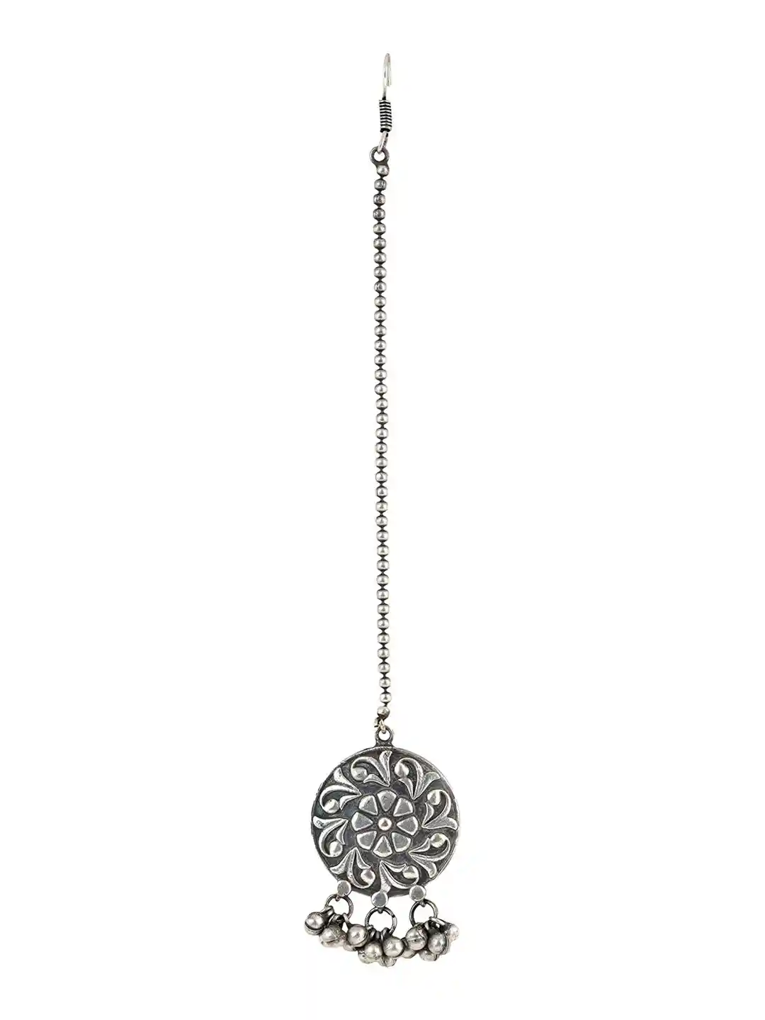 TEEJH Silver-Plated Maang Tikka