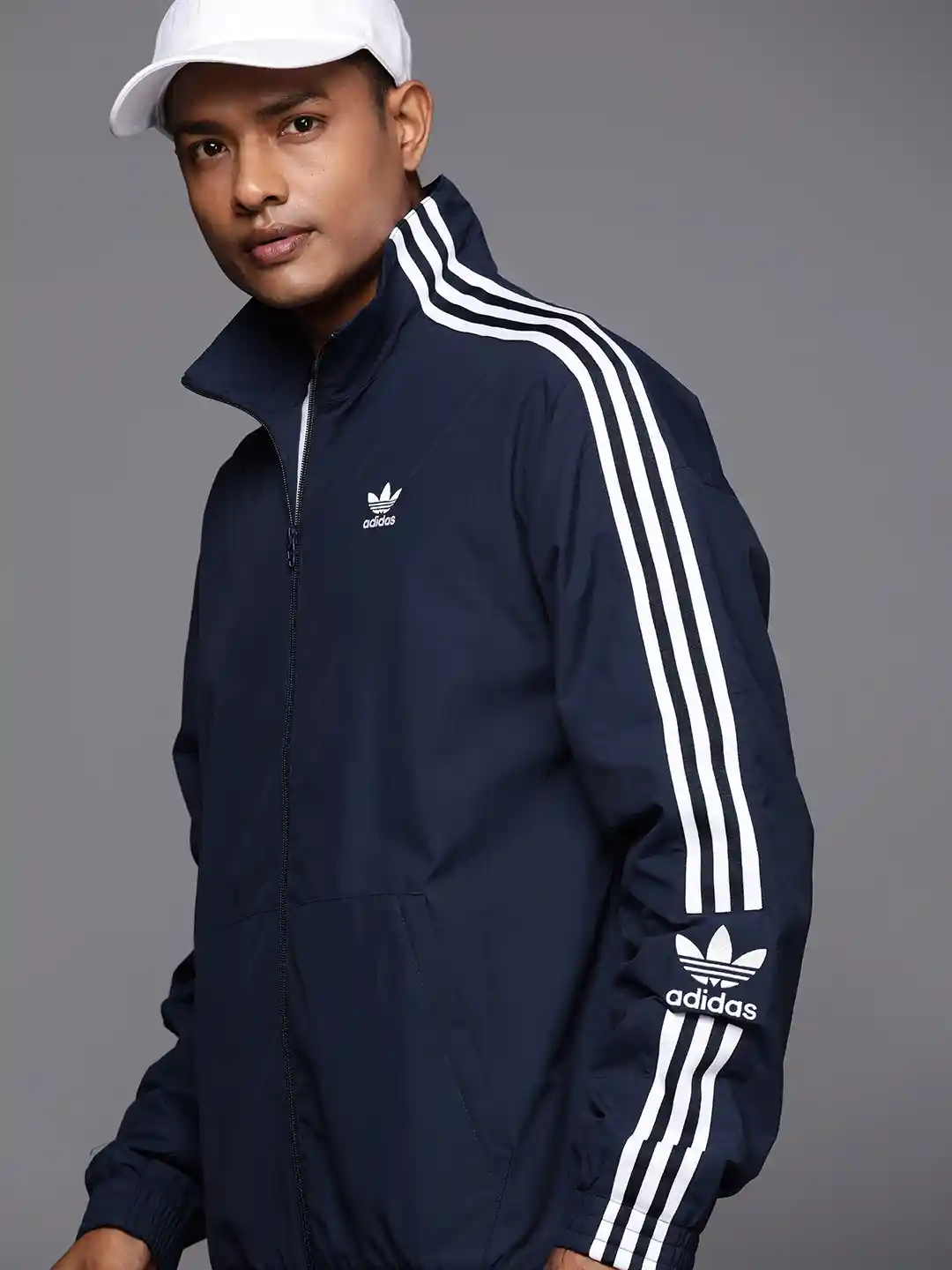Adicolor Adidas Tref Jacket Áo Adidas Adicolor 3D Trefoil Half-Zip