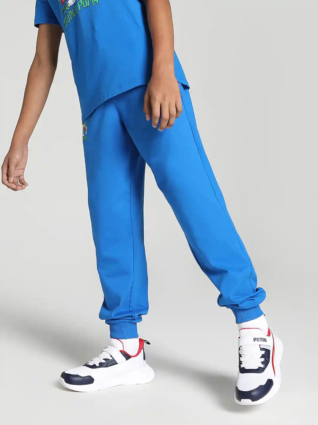 Buy Puma Boys Super Puma Graphic Printed Youth Pure Cotton Regular