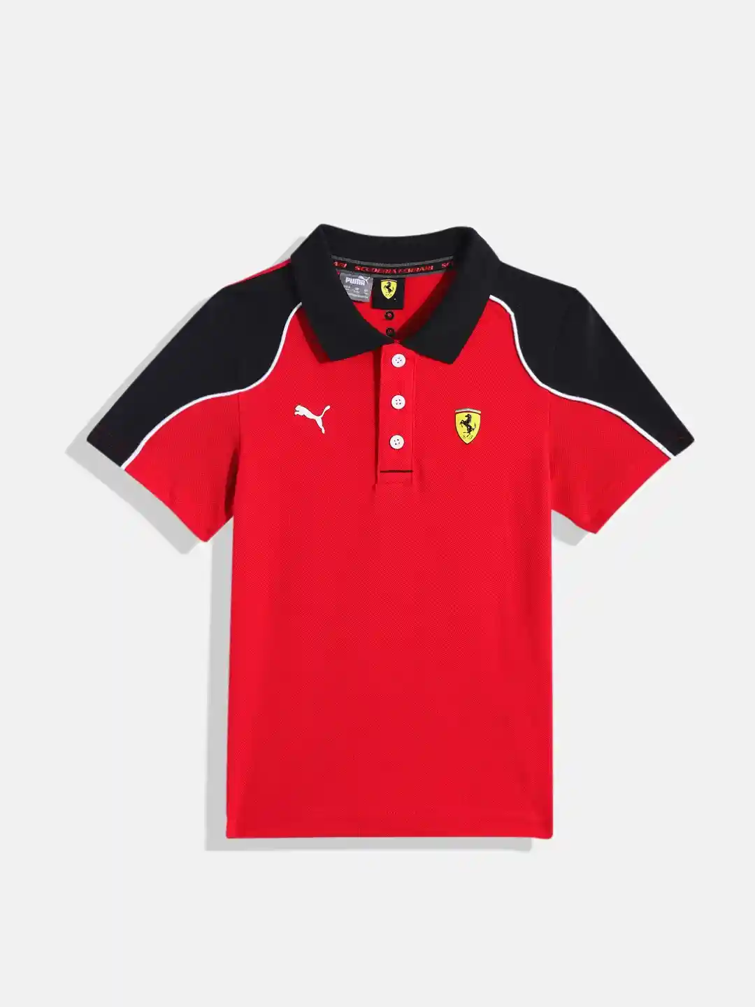Puma Boys Ferrari T Shirt PUMA Motorsport Kids Ferrari Regular Fit