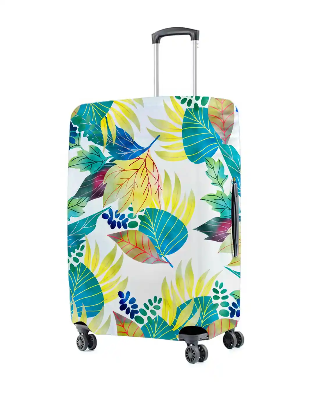 Buy Cortina Leaf Printed Protective Medium Trolley Bag Cover