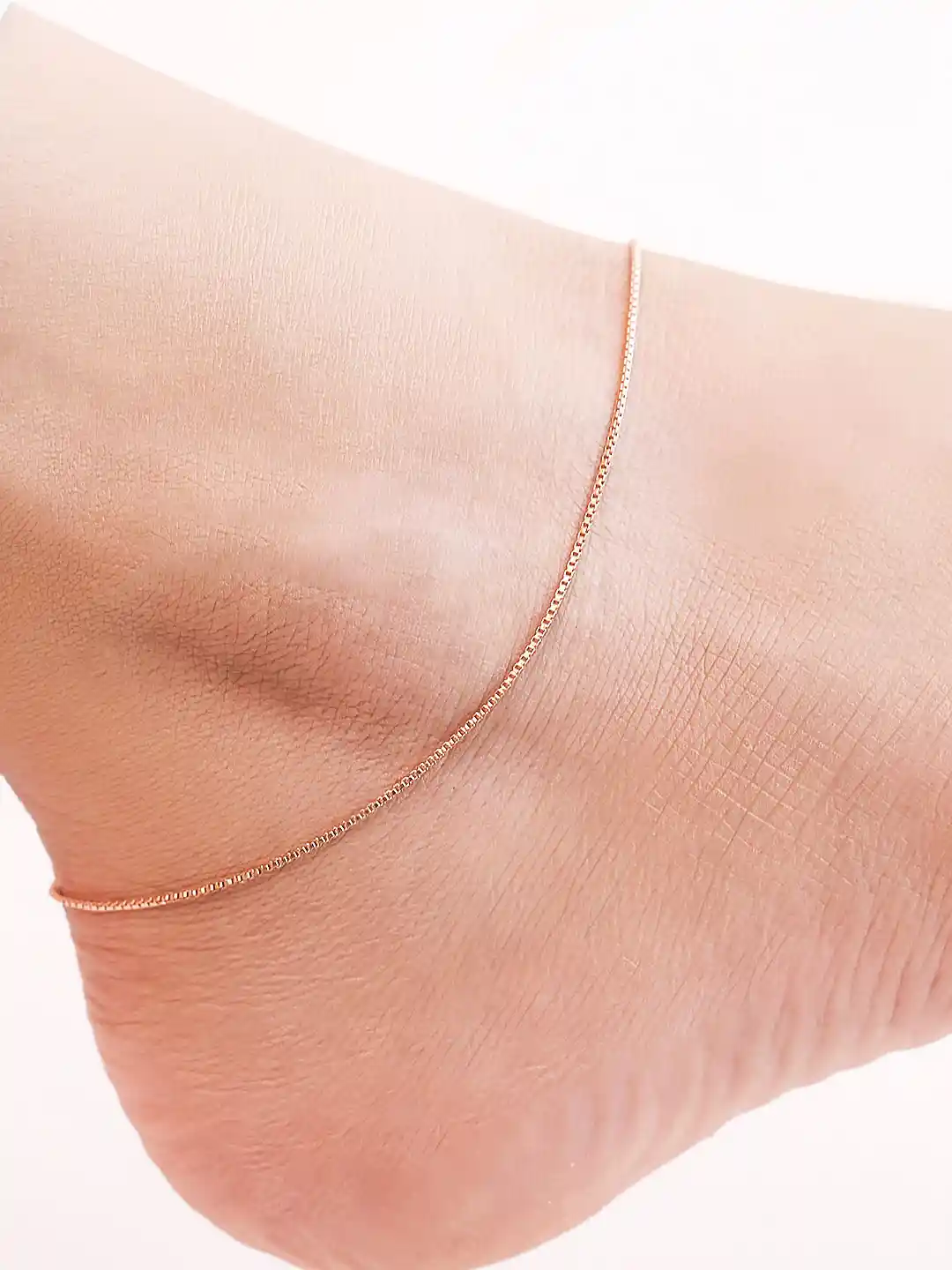 Zavya Rose Gold-Plated 925 Sterling Silver Anklet