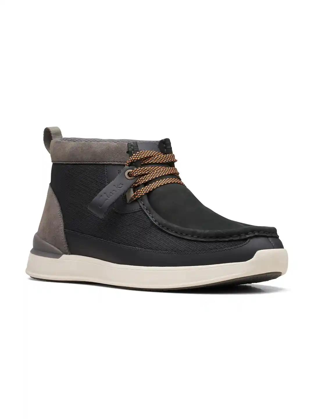 Buy Clarks Men Suede High-Top Lightweight Sneakers Casual Shoes