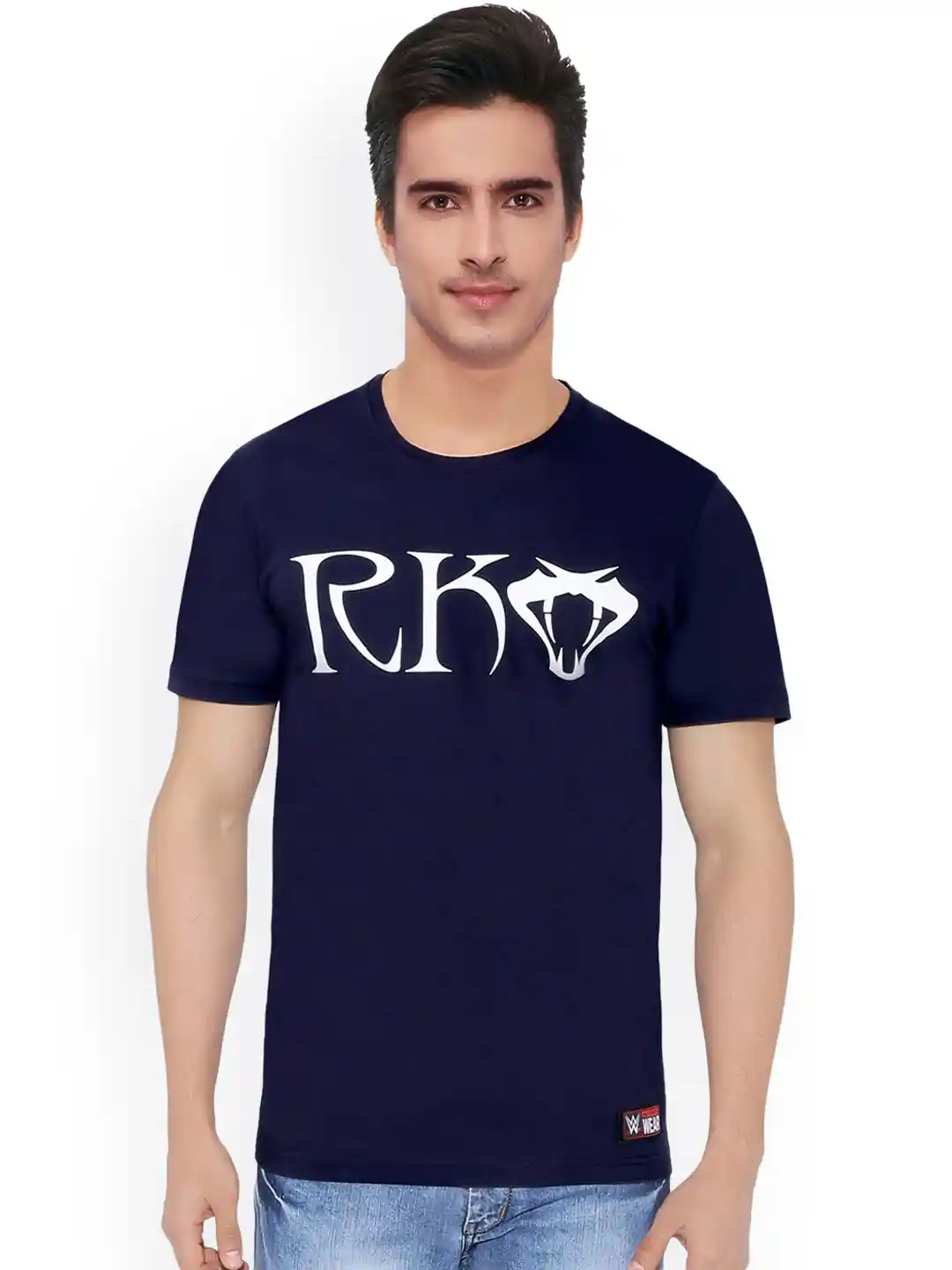 Buy The Souled Store Unisex Navy Blue WWE: Randy Orton Printed - Main Image