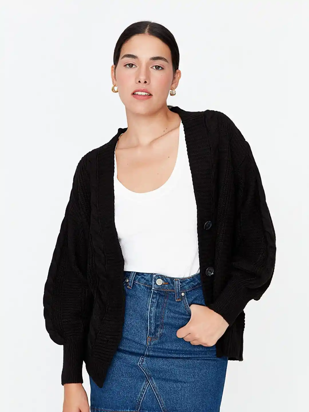 Buy Trendyol Women V-Neck Cardigan Sweaters for Women 21581856