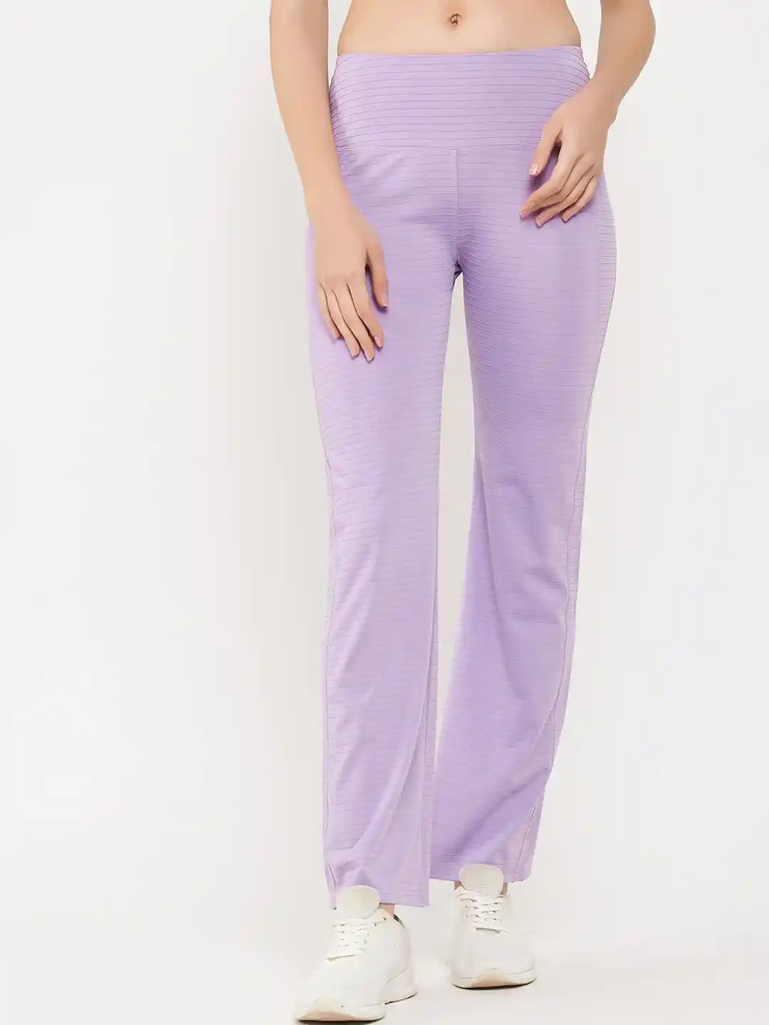 Buy Clovia Women Comfort-Fit High Waist Flared Yoga Pants Tights