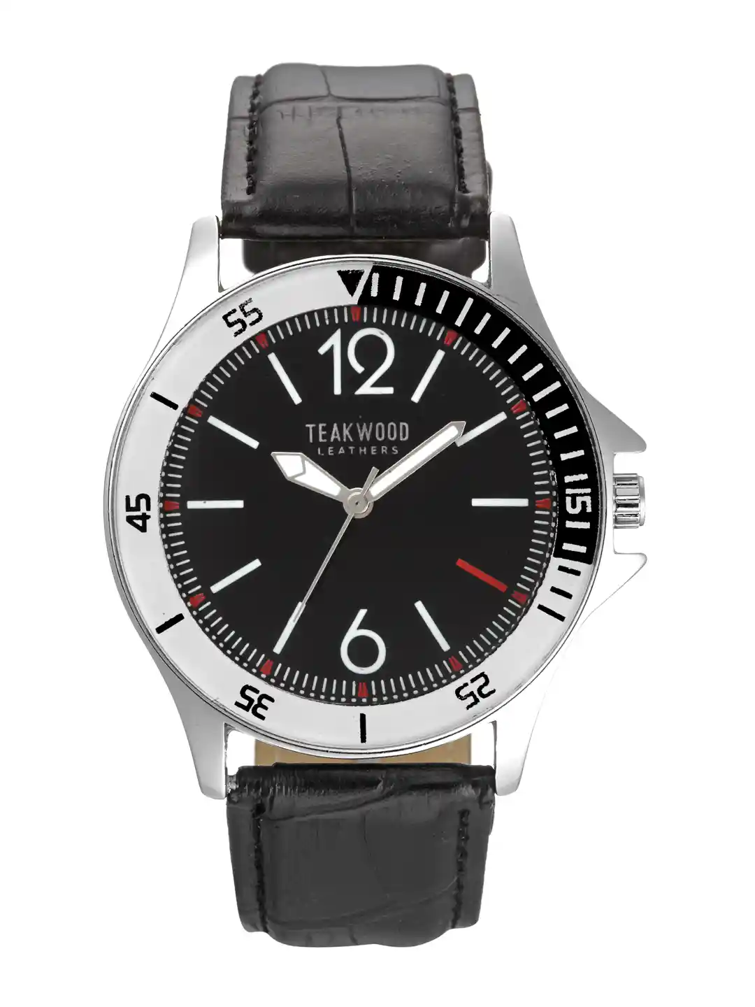 Buy Teakwood Leathers Men Black Analogue Watch WTH_A_35 Watches