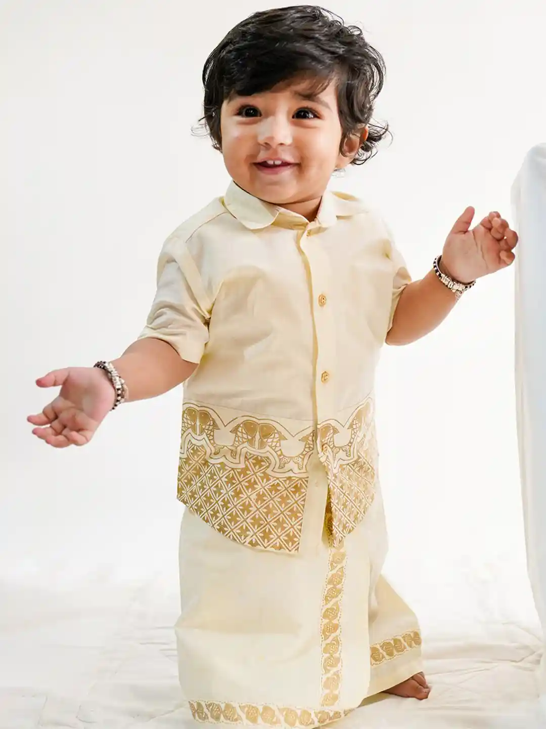 Dhoti Shirt For Boys Buy Tiber Taber Boys Printed Shirt With Dhoti Clothing  Set For