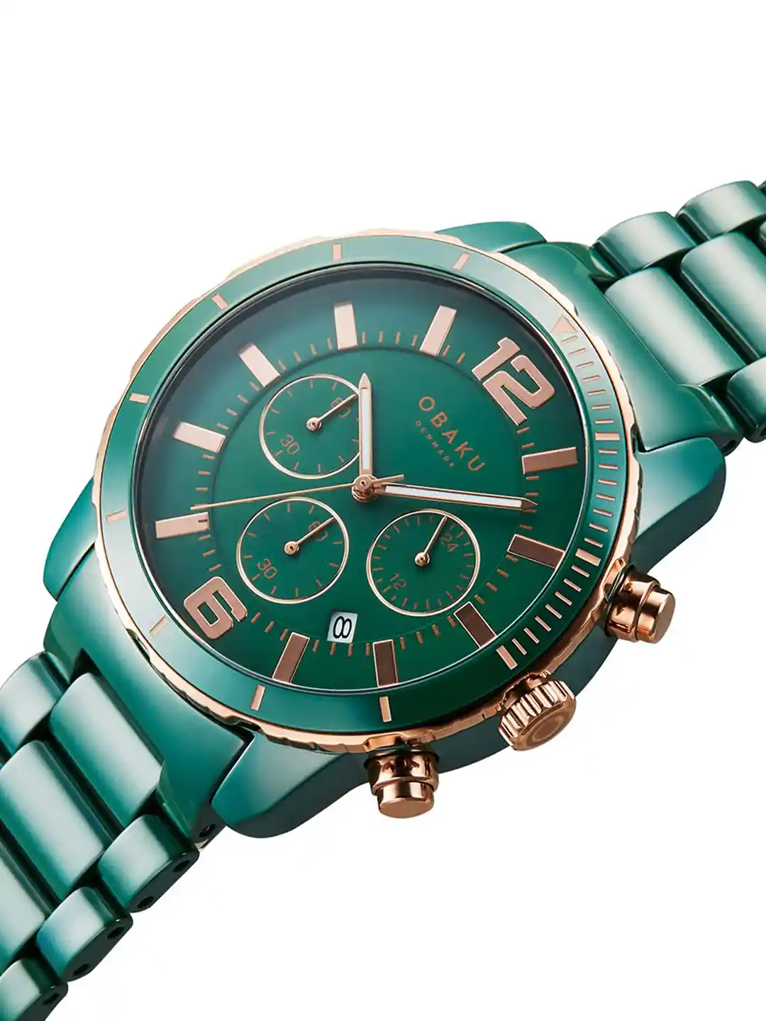 Buy Obaku Men Ceramic Bracelet Style Straps Analogue Chronograph