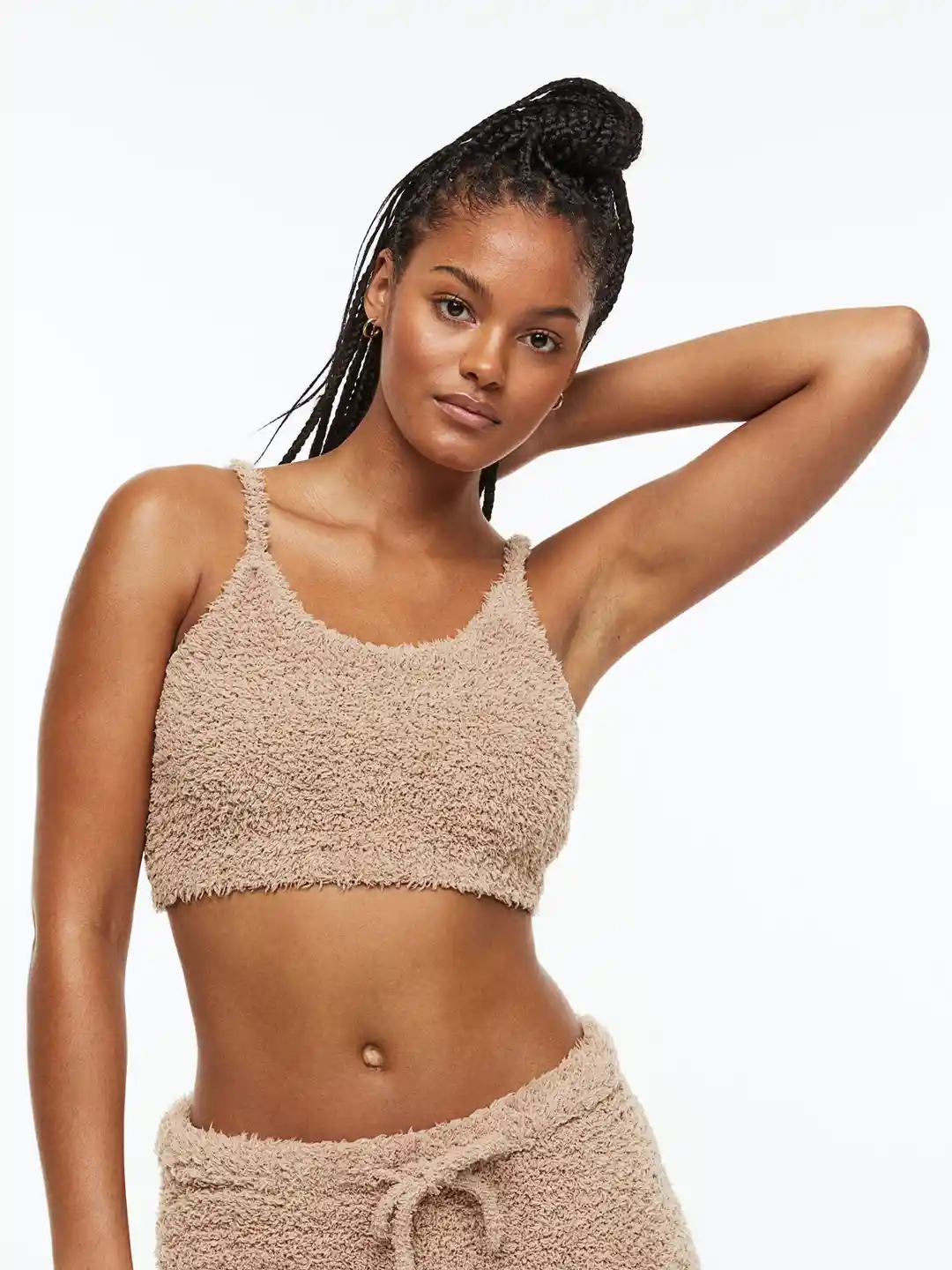 Buy H&M Fluffy Crop Top Tops for Women 21700696 Myntra