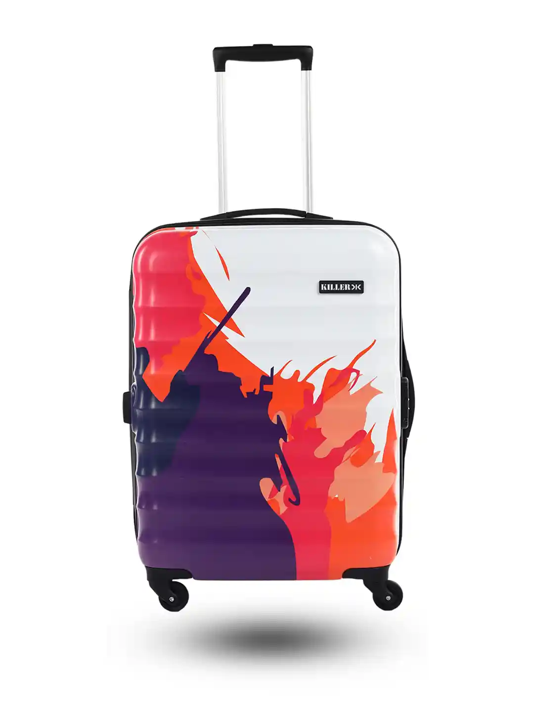 Buy Killer Unisex Abstract Printed Medium Trolley Suitcase