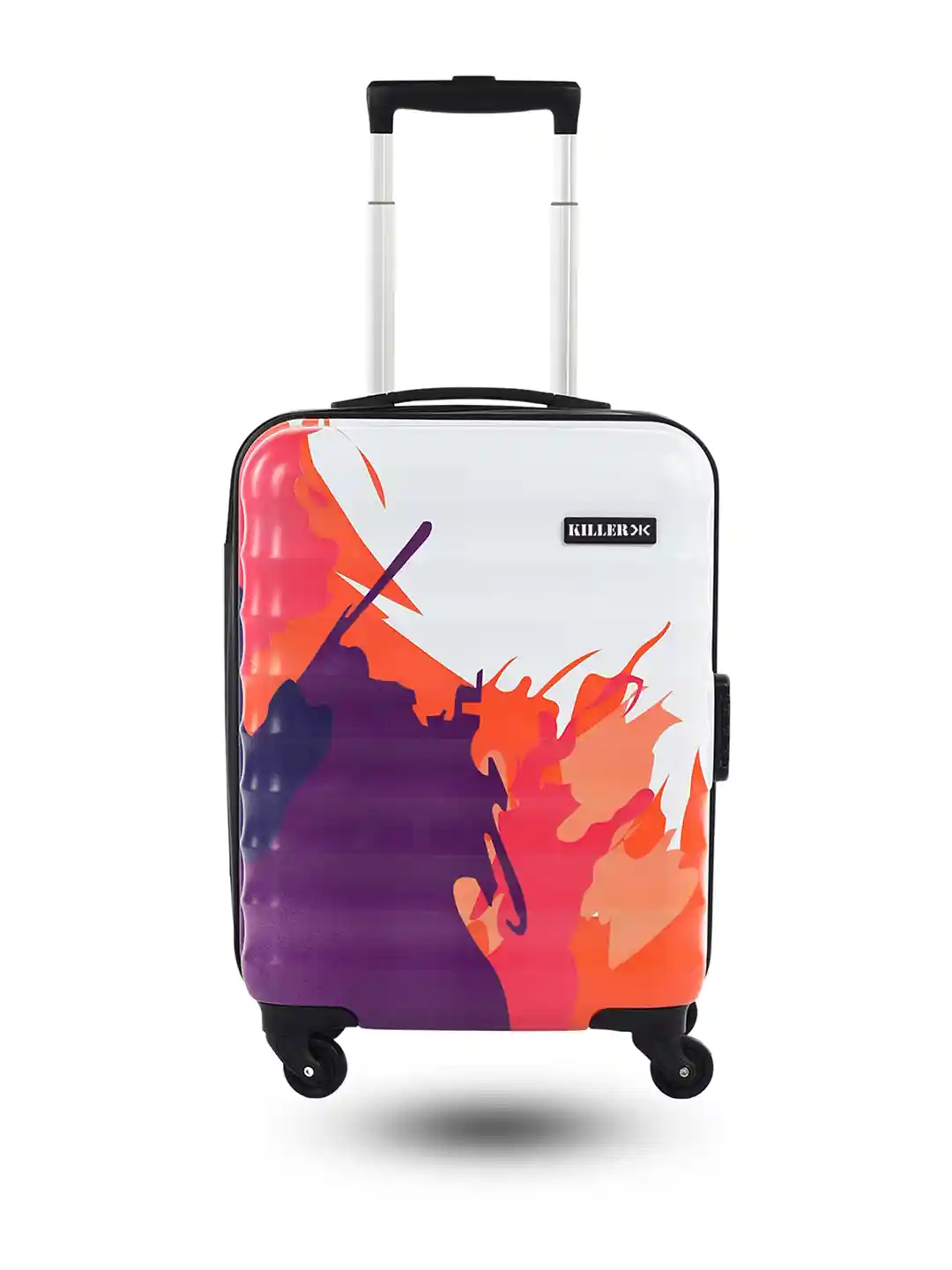Buy Killer Unisex Abstract Printed Cabin Trolley Suitcase 55 cm