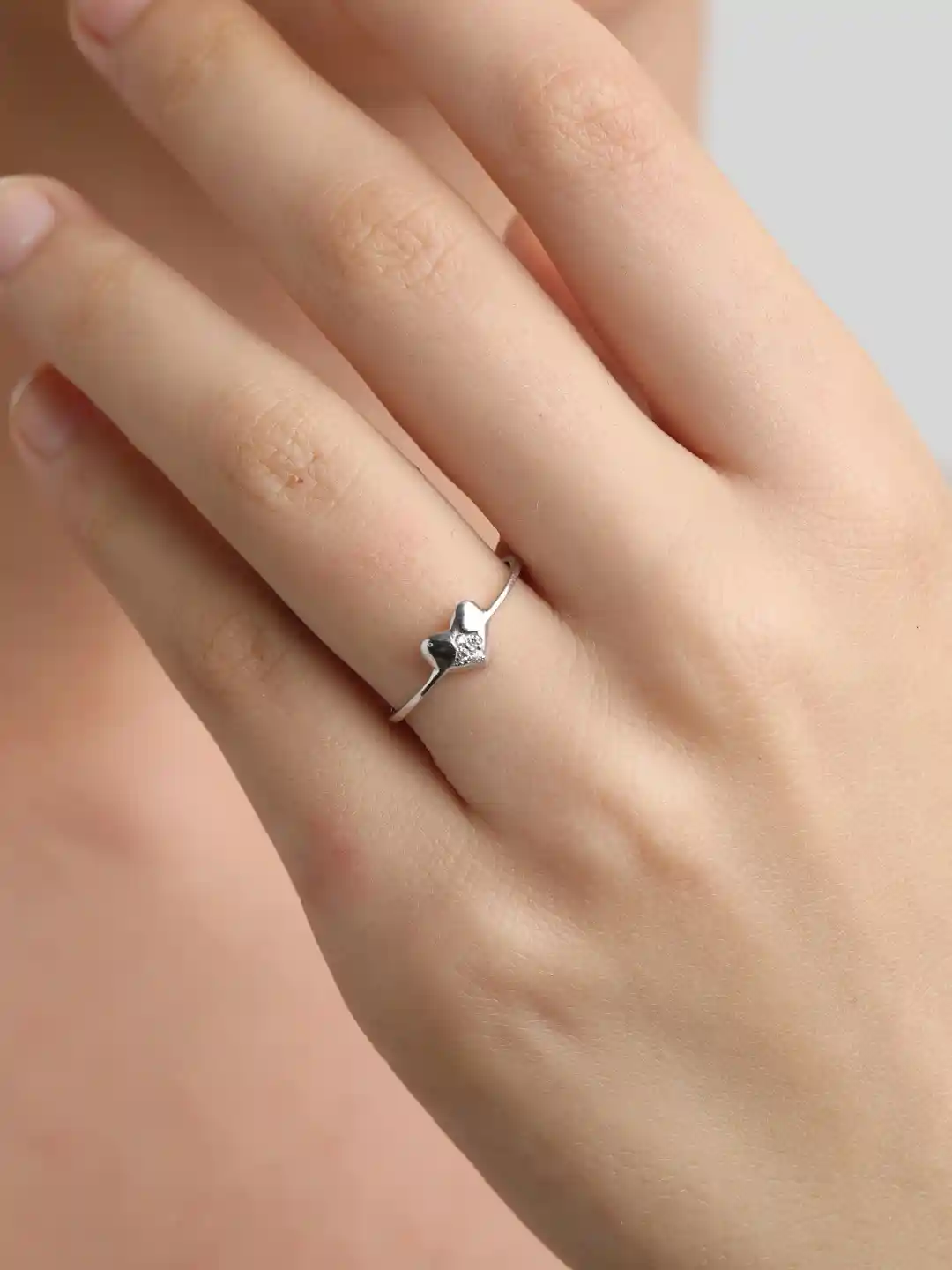 Buy Clara 925 Sterling Silver Rhodium-plated CZ Stone-Studded