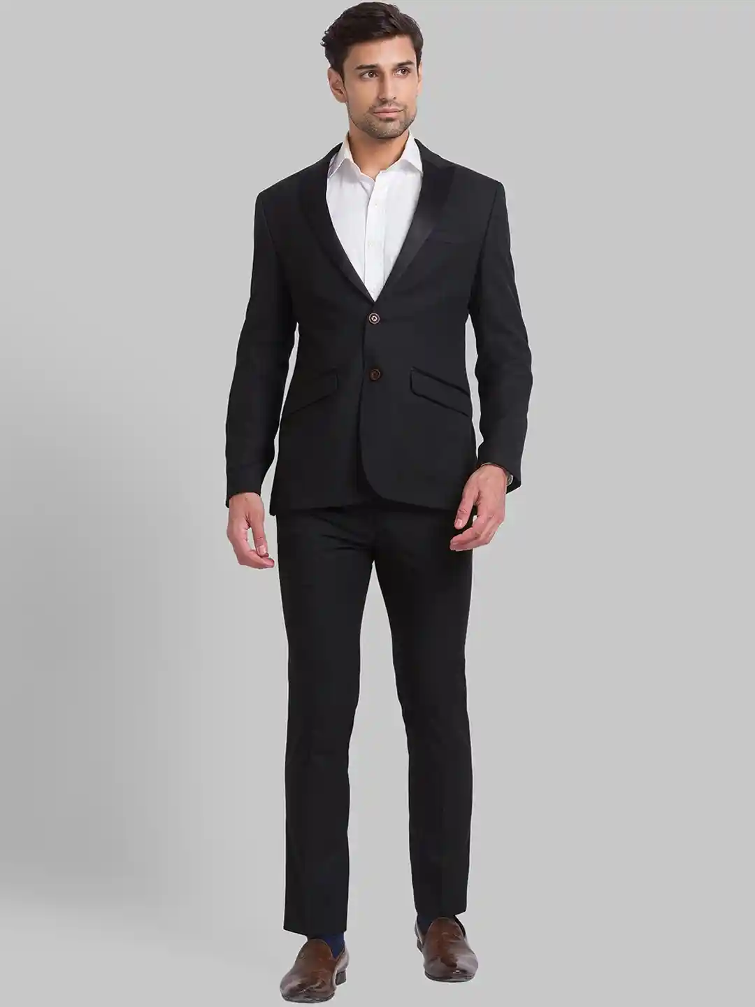 Buy Park Avenue Men Single-Breasted Super Slim-Fit 2-Piece Formal