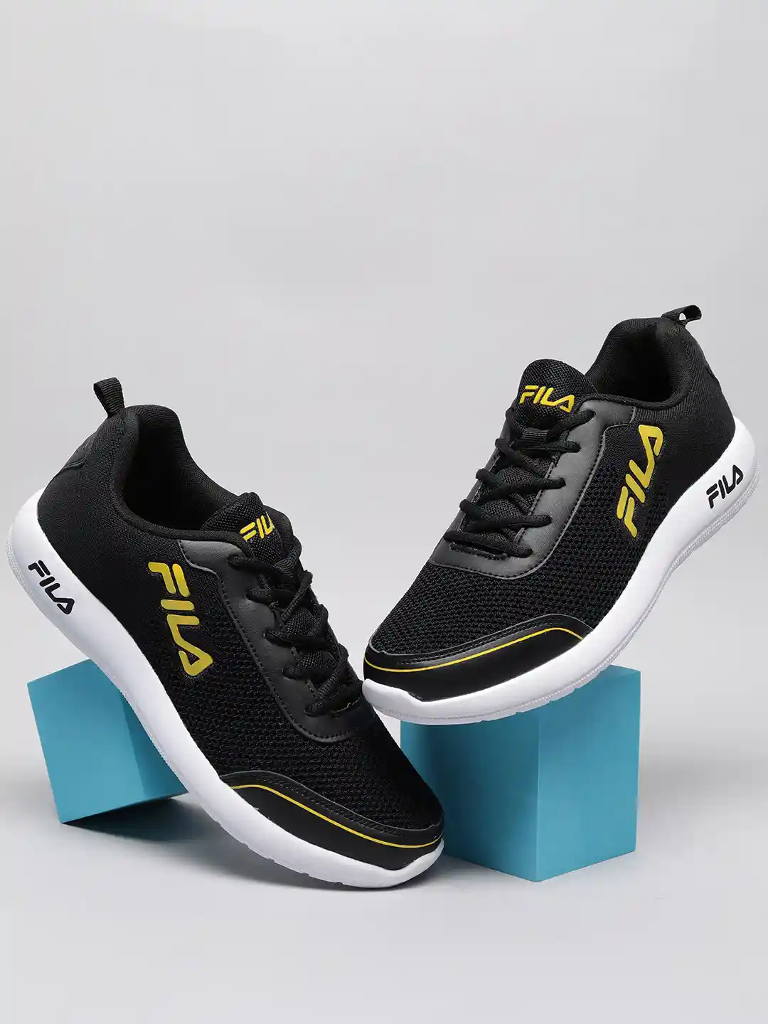 Buy FILA Men Mesh Running Lace-Ups Shoes Sports Shoes for Men