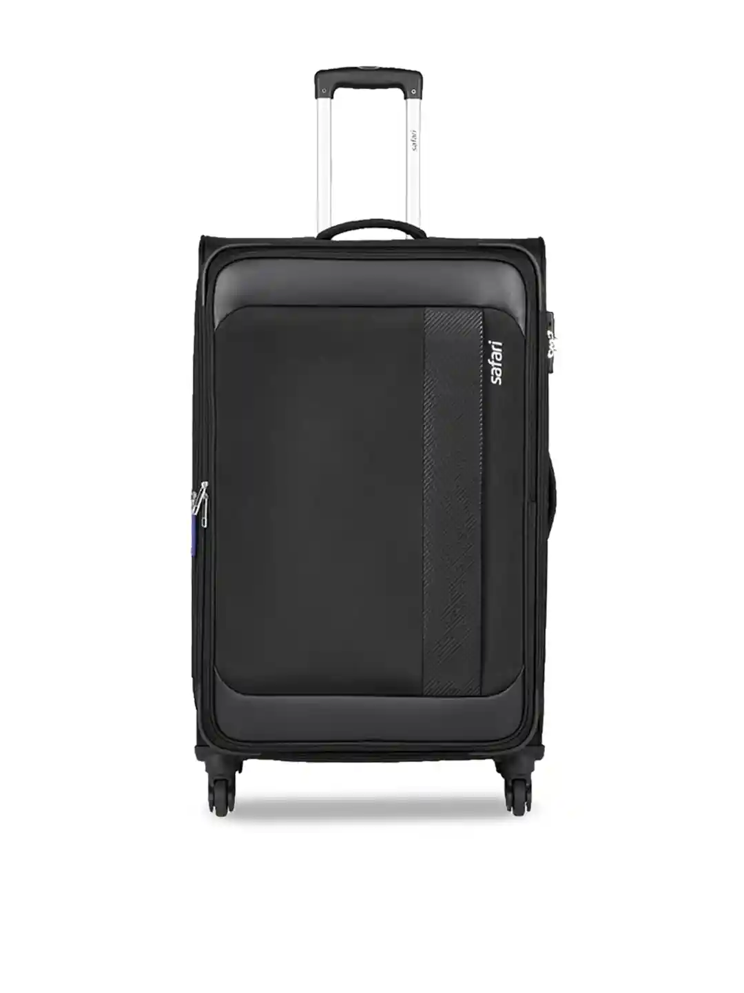 Buy Safari Black Solid Cabin Trolley Suitcase Trolley Bag for