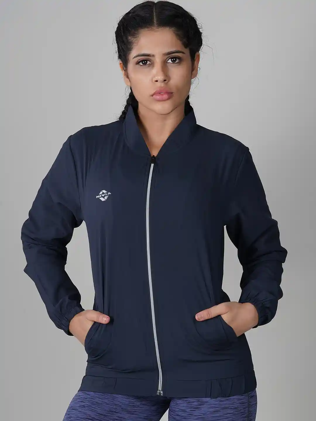 NIVIA Women Neo-4 Rapid-Dry Running Dry Fit Sporty Jacket