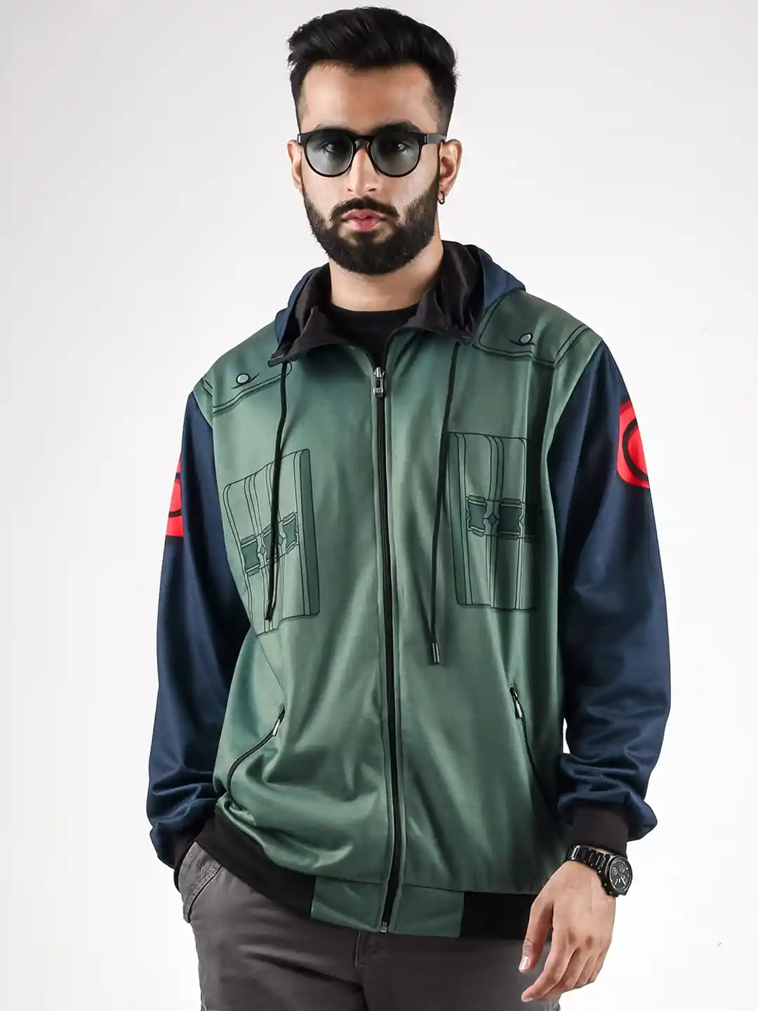 Buy COMICSENSE Men Anime Printed Naruto Kakashi Bomber Jacket