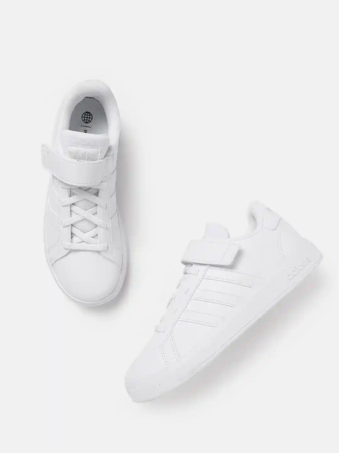 ADIDAS Kids Grand Court EL Tennis Shoes