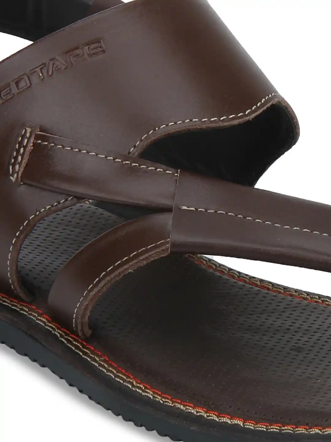 Buy Red Tape Men Brown Leather Sandals Sandals for Men 2180918