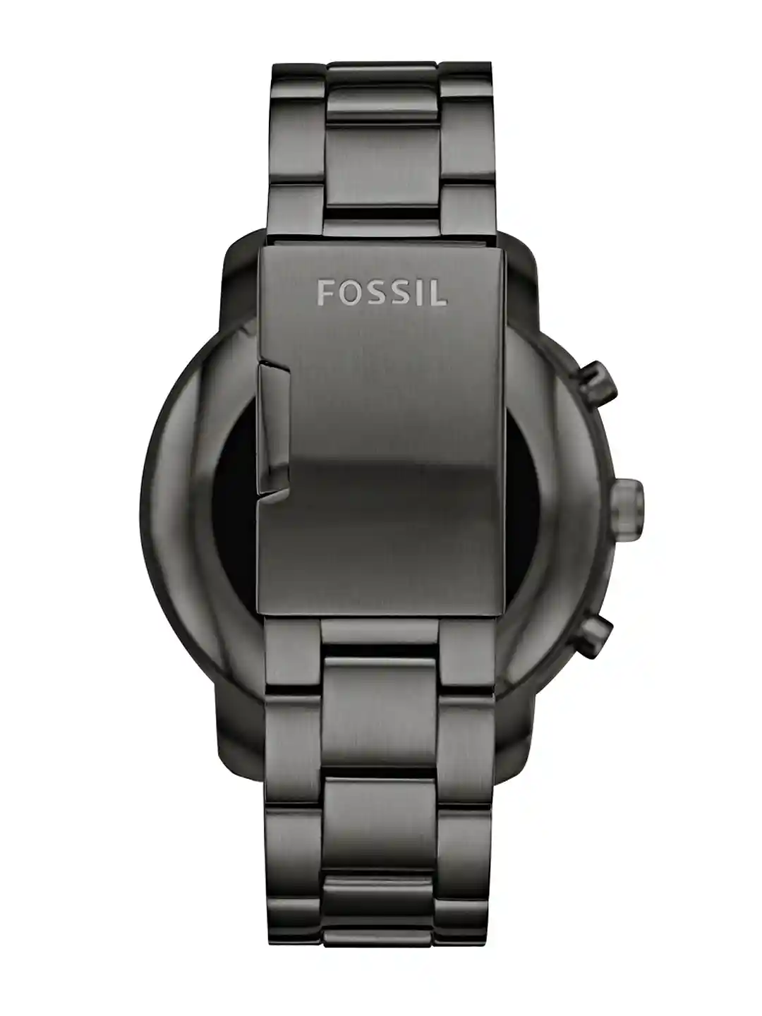 Buy Fossil Men Gen Gunmetal-Toned Q Exploris Smart Watch FTW4001